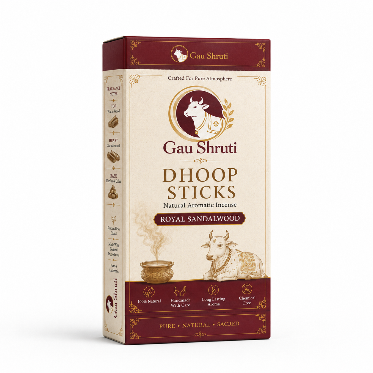 Gaushruti Royal Sandalwood Dhoop Sticks